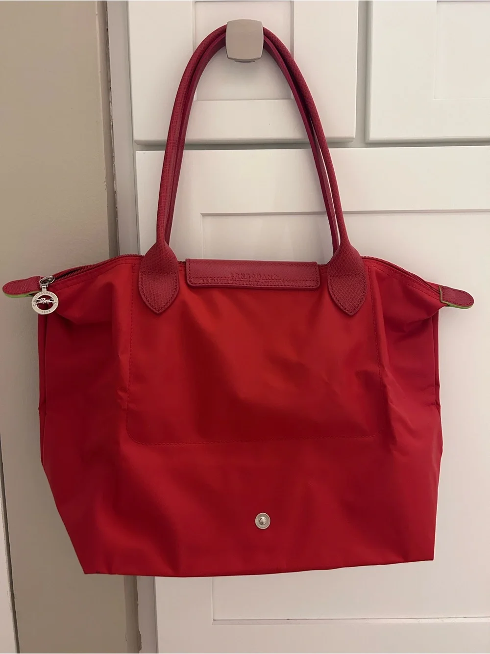 Longchamp Le Pliage Medium - Color Tomato - Picture 2 of 6